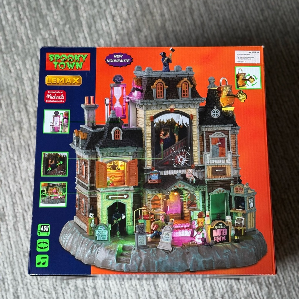 Lemax Spooky Town The Horrid Haunted Hotel